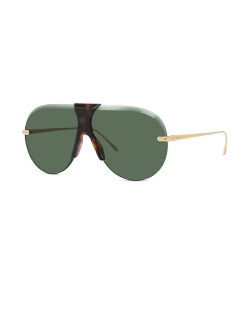 Loewe LW40192U 30N 00 Slim Havana with Green Sunglasses 40192U